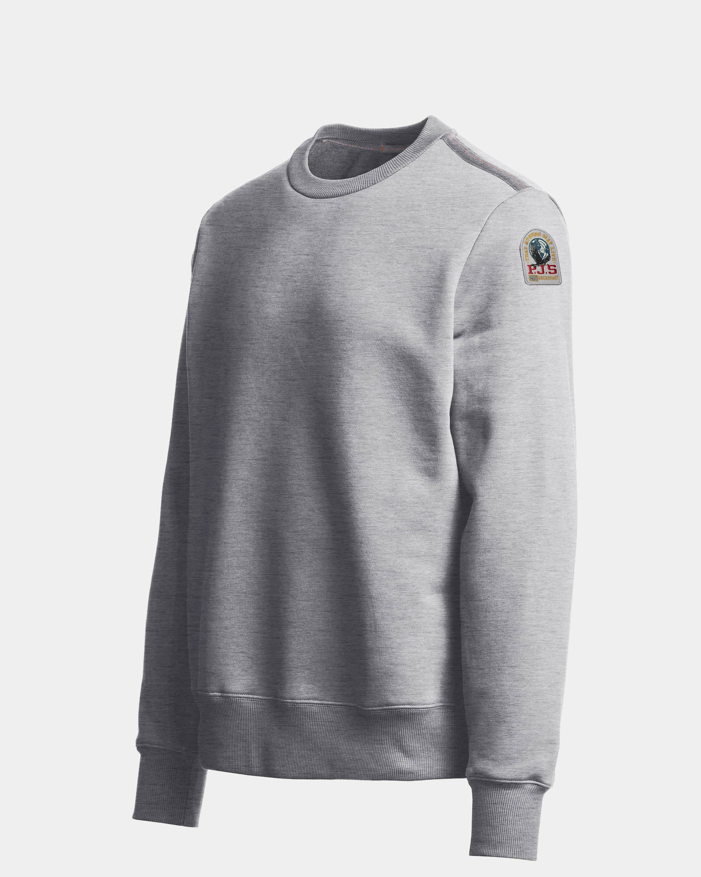Parajumpers K2 Mens Sweatshirt - Ash Grey Melange 608, side