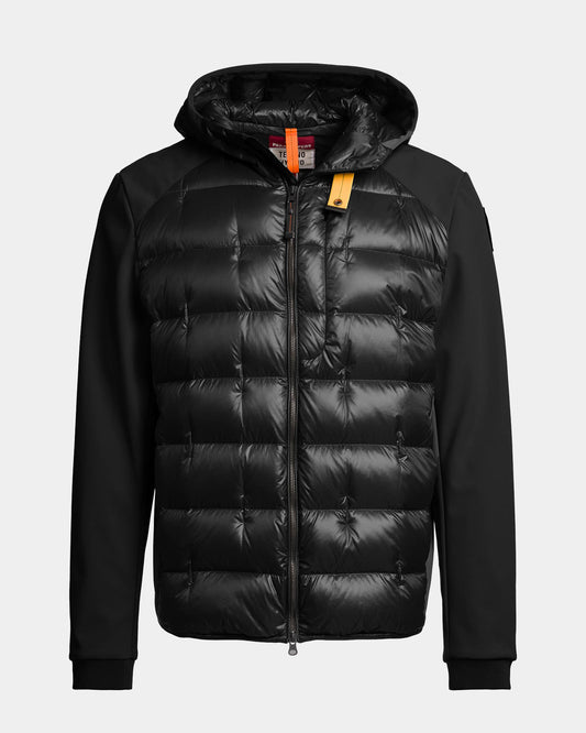 Parajumpers Vigolo Mens Down Jacket - Black 541, front