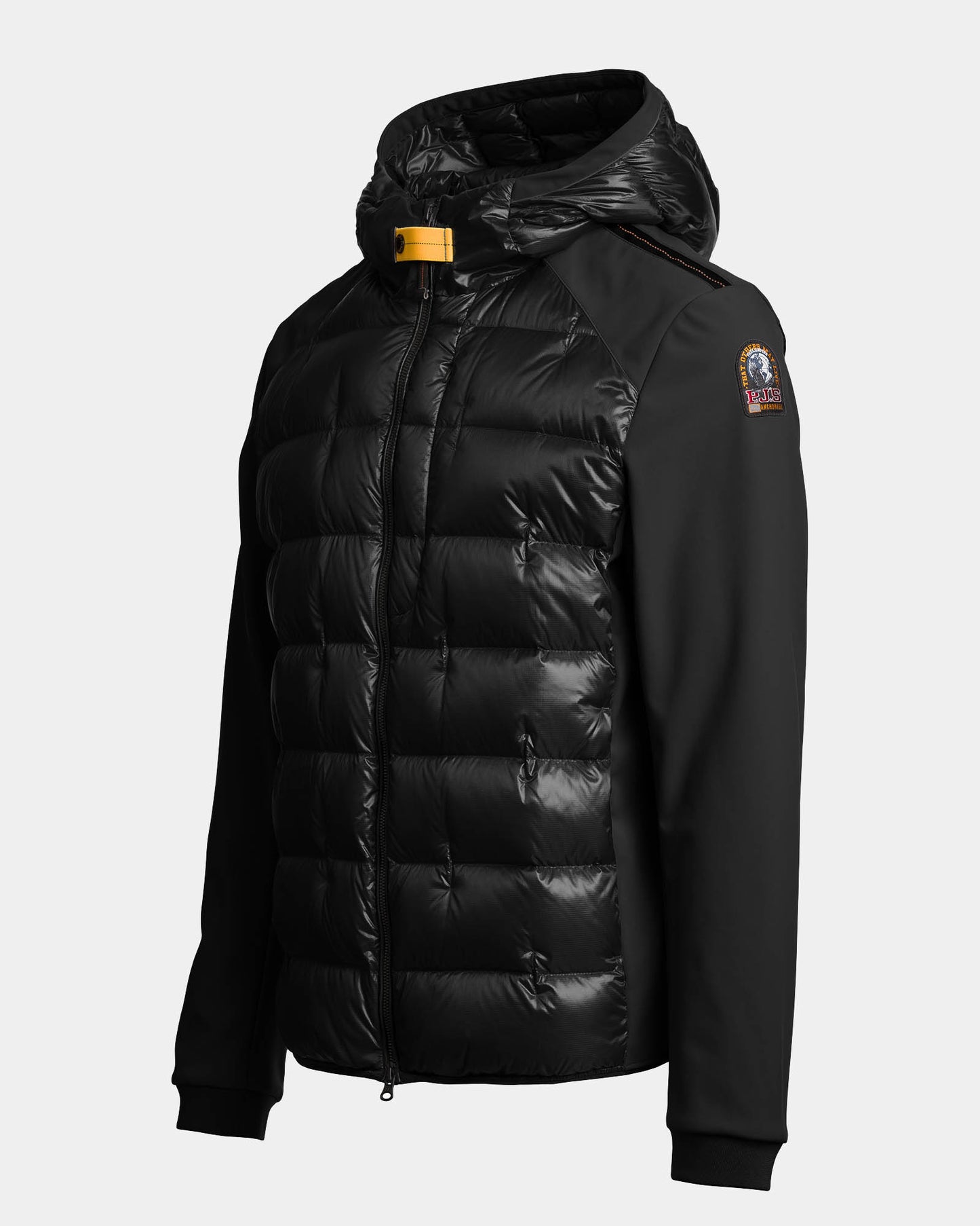 Parajumpers Vigolo Mens Down Jacket - Black 541, side