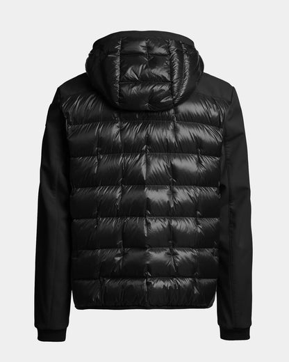Parajumpers Vigolo Mens Down Jacket - Black 541, back