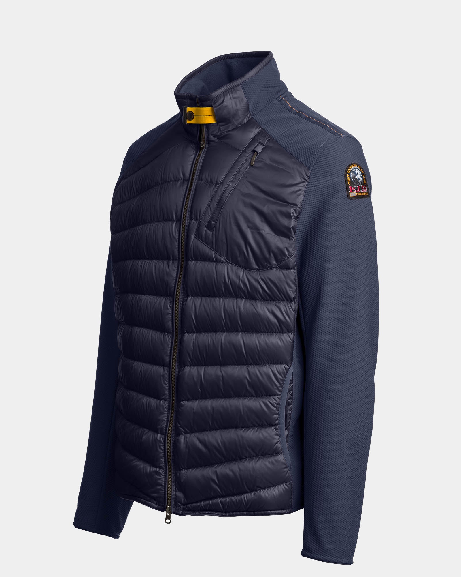 Parajumpers Jayden Mens Hybrid Jacket - Blue Navy 316, side
