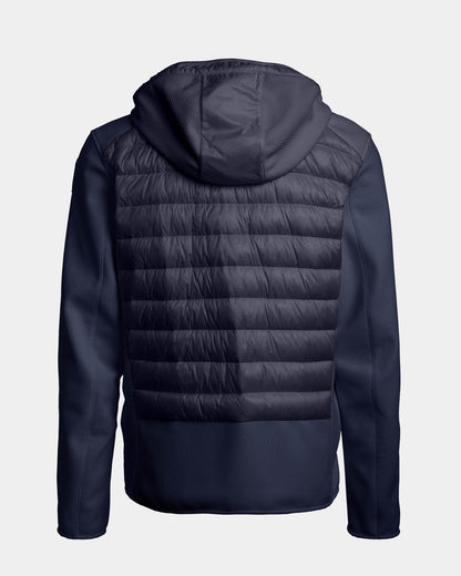 Parajumpers Nolan Mens Hybrid Hooded Jacket - Blue Navy 316