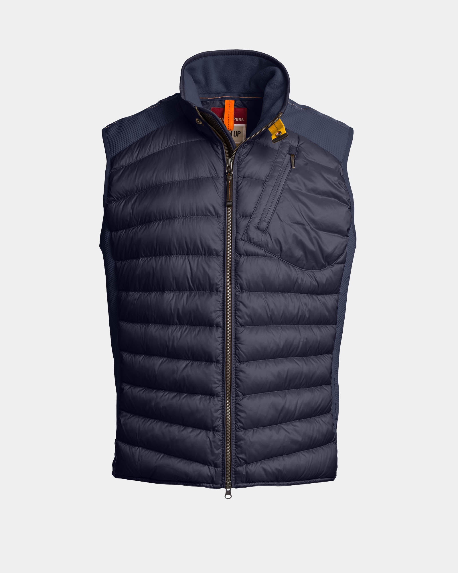 Parajumpers Zavier Mens Hybrid Vest - Blue Navy 316, front