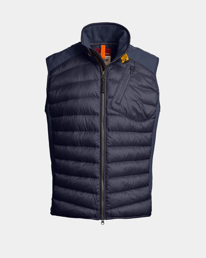 Parajumpers Zavier Mens Hybrid Vest - Blue Navy 316, front