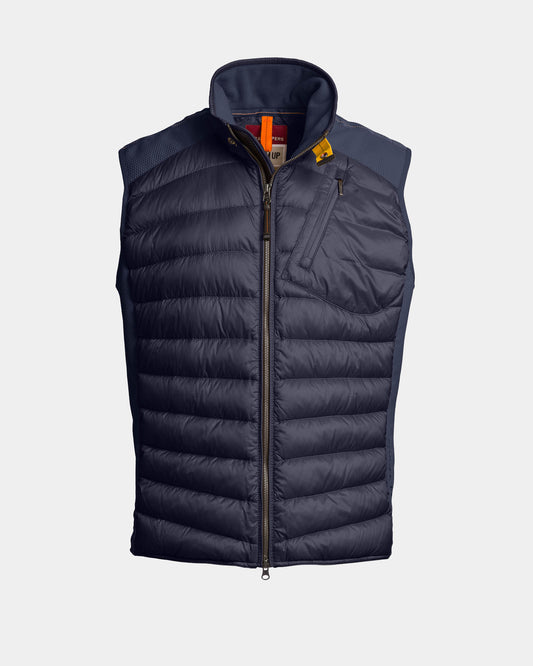 Parajumpers Zavier Mens Hybrid Vest - Blue Navy 316, front