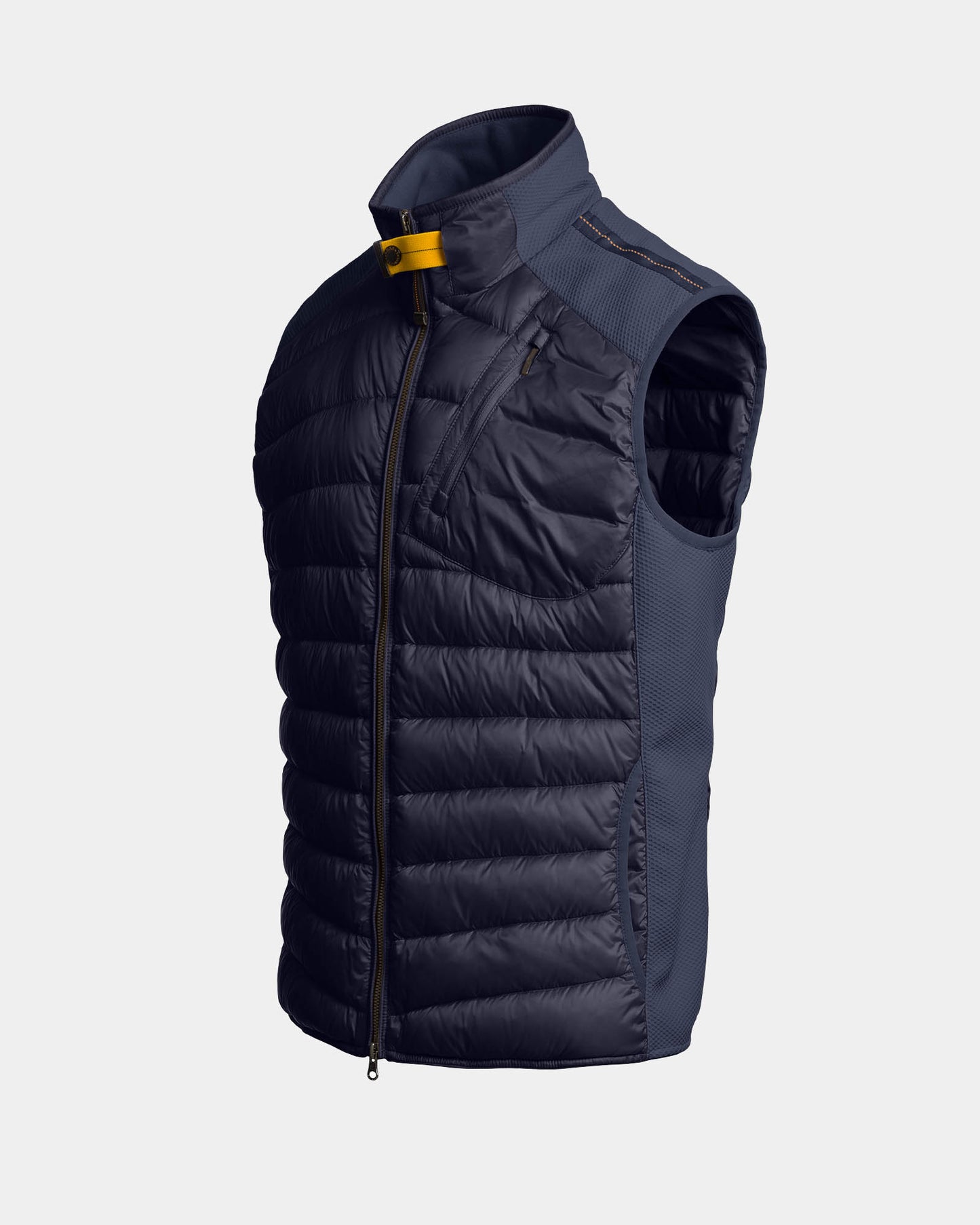 Parajumpers Zavier Mens Hybrid Vest - Blue Navy 316, side