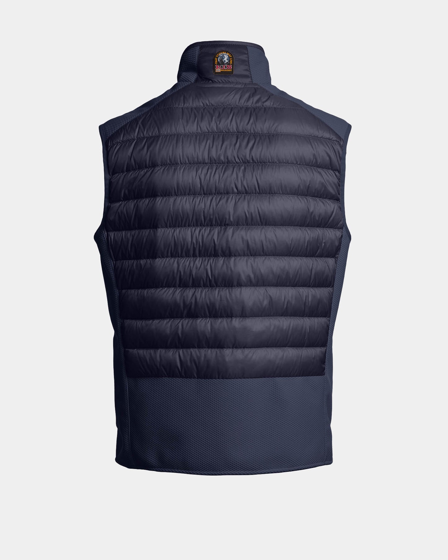 Parajumpers Zavier Mens Hybrid Vest - Blue Navy 316, back