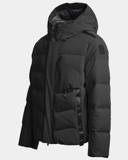 Parajumpers Taiga 2.0 Mens Hooded Down Jacket - Black 541, side