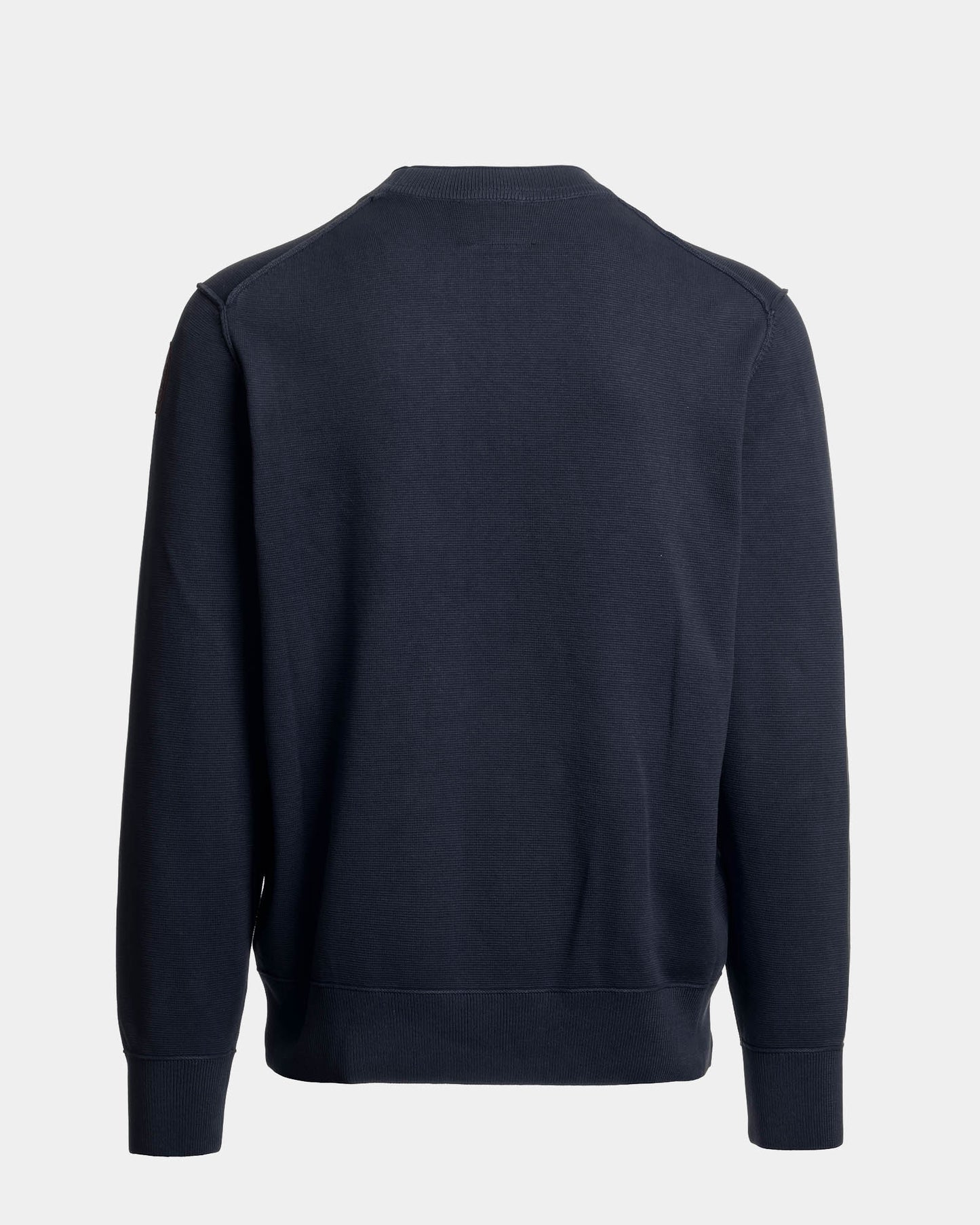 Parajumpers Basic Braw Mens Crew Neck Jumper - Blue Navy 316, back