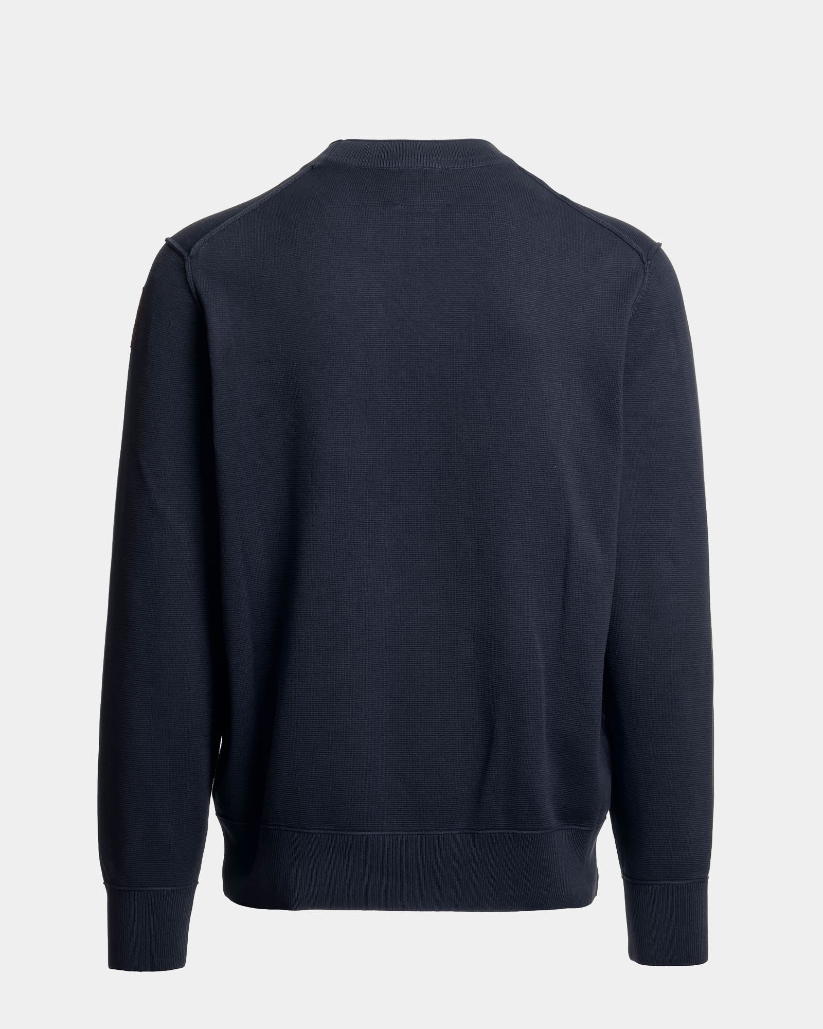 Parajumpers Basic Braw Mens Crew Neck Jumper - Blue Navy 316, back