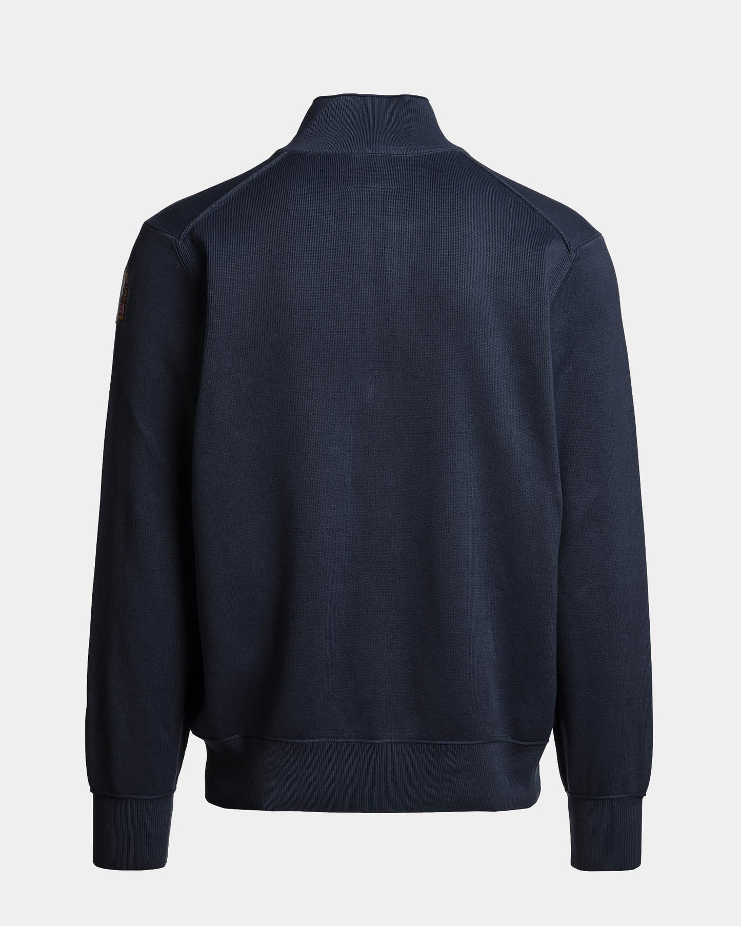Parajumpers Basic Scoe Mens Quarter Zip Jumper - Blue Navy 316, back