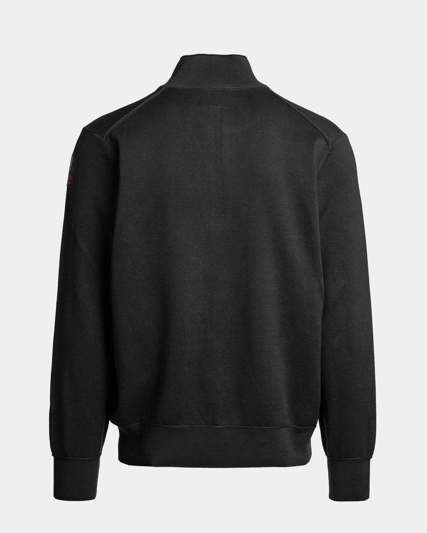 Parajumpers Basic Scoe Mens Quarter Zip Jumper - Black 541, back