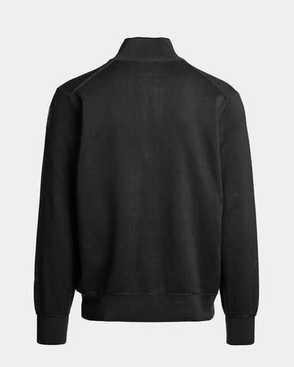 Parajumpers Basic Scoe Mens Quarter Zip Jumper - Black 541, back