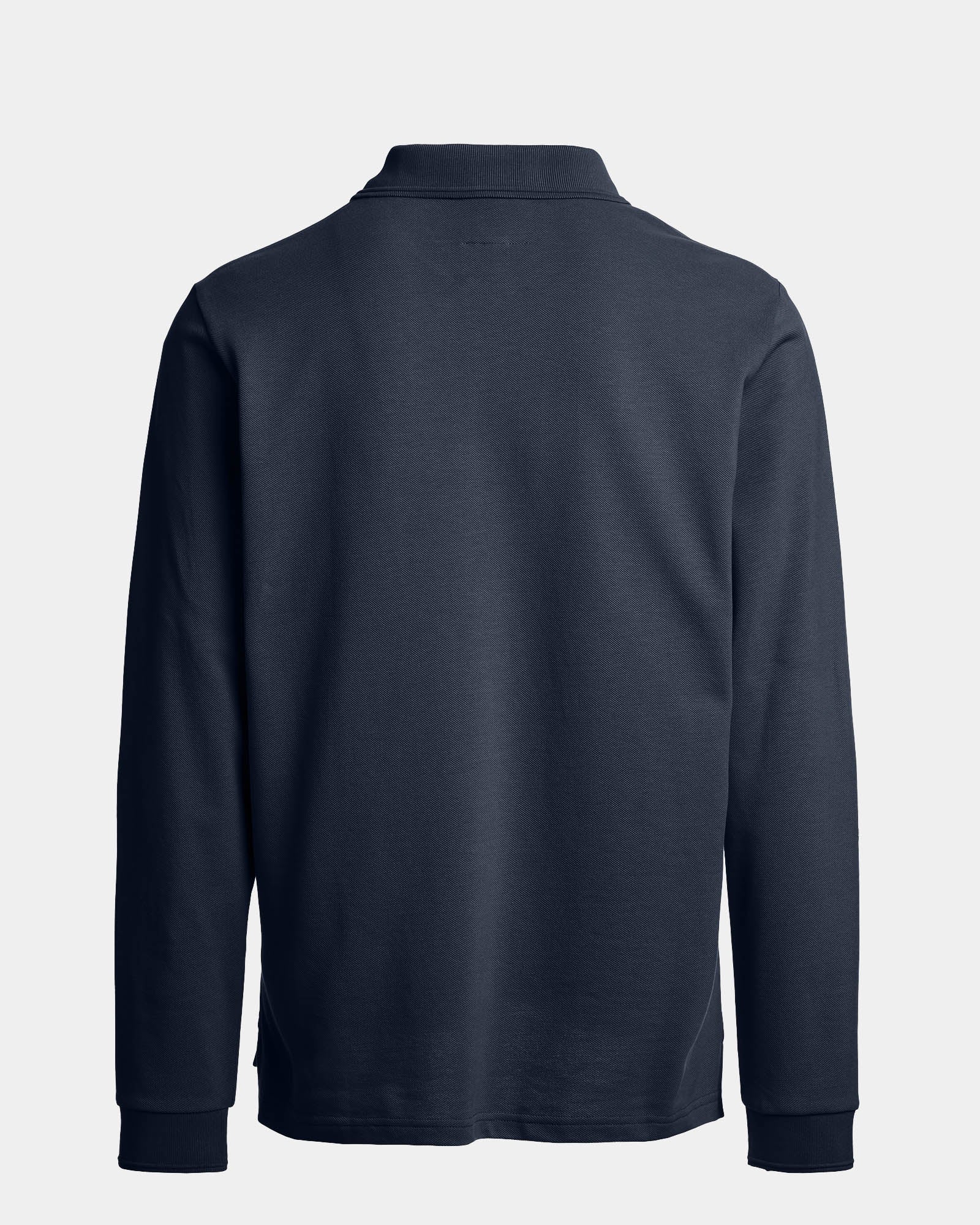 Parajumpers Kerrobert Mens Long Sleeve Polo - Black 541, back