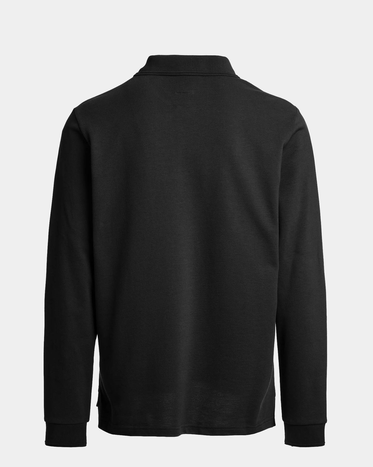 Parajumpers Kerrobert Mens Long Sleeve Polo - Black 541, back