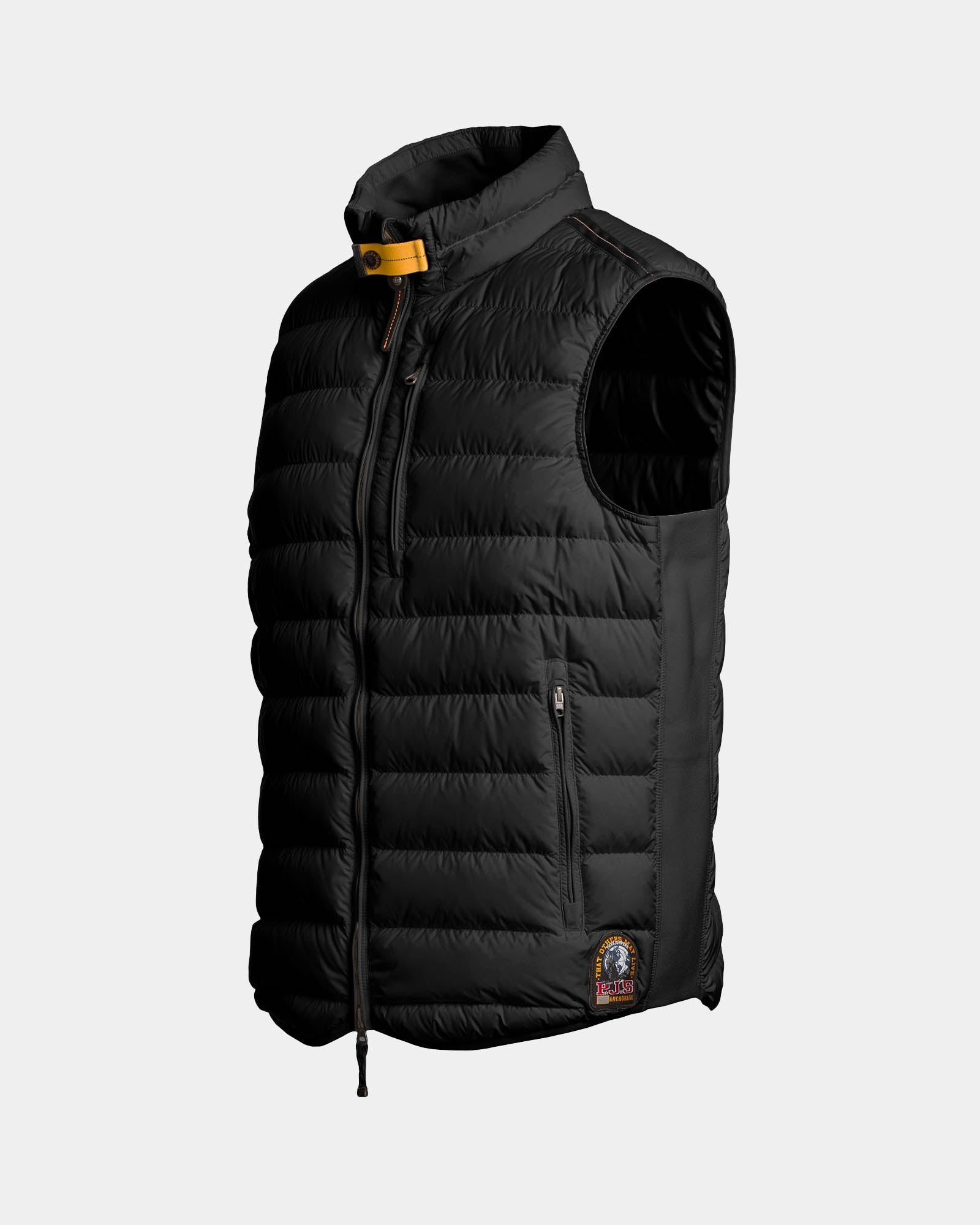 Parajumpers Perfect Mens Down Vest - Black 541, side