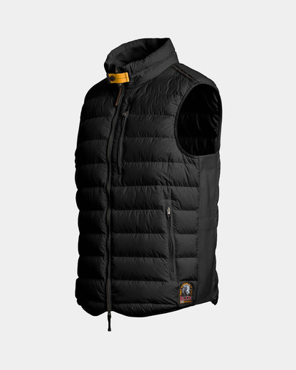 Parajumpers Perfect Mens Down Vest - Black 541, side