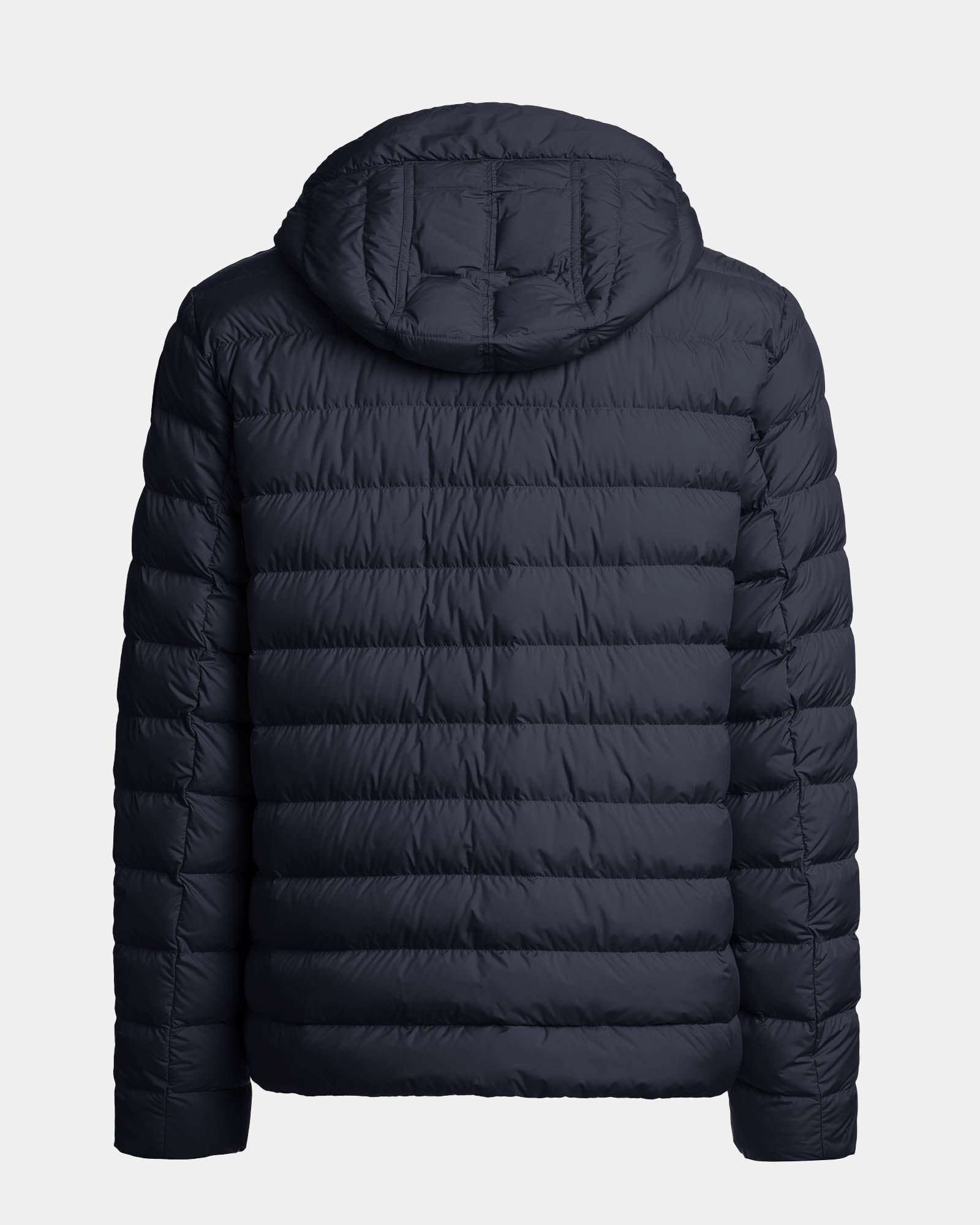 Parajumpers Last Minute Mens Down Jacket with Hood - Blue Navy 316, back