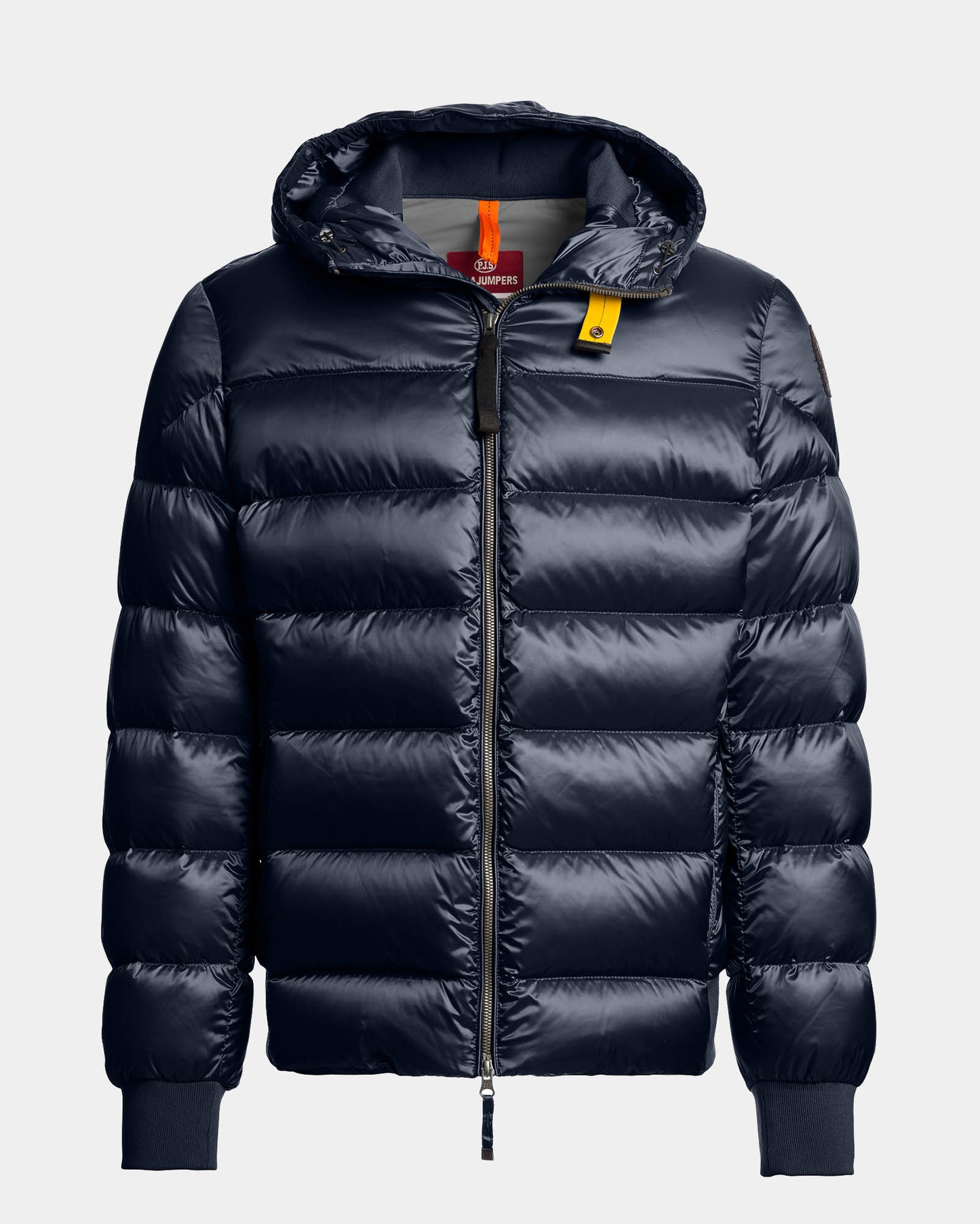 Parajumpers Pharrell Mens Hooded Down Bomber Jacket - Blue Navy 316