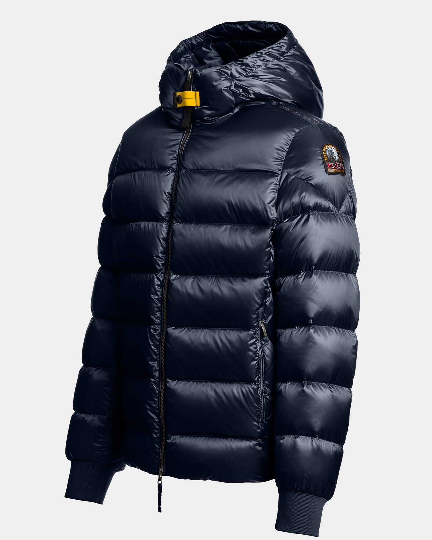 Parajumpers Pharrell Mens Hooded Down Bomber Jacket - Blue Navy 316