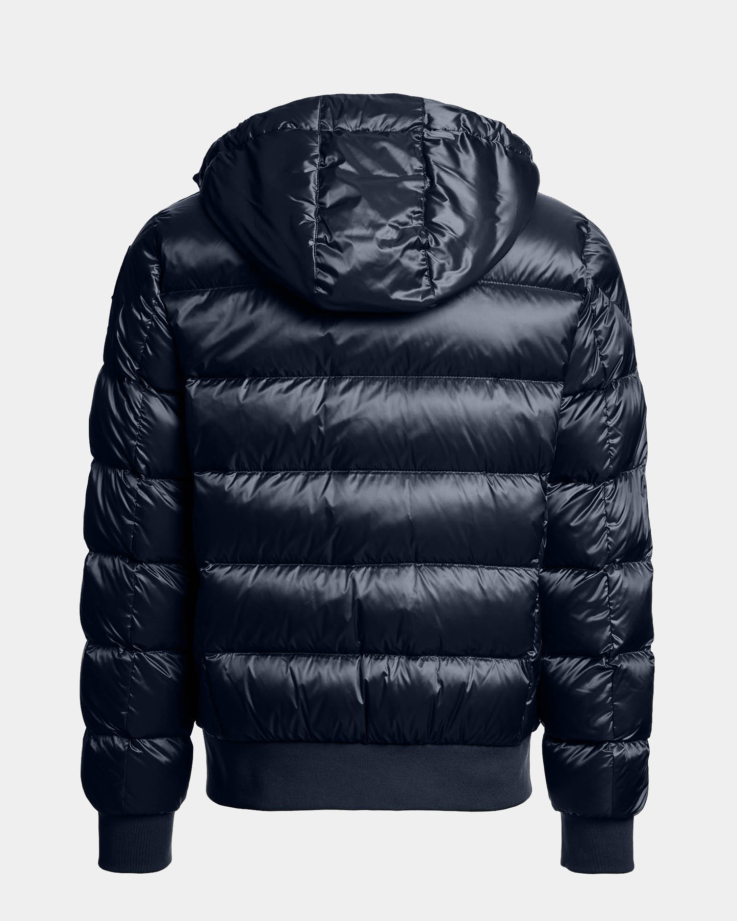 Parajumpers Pharrell Mens Hooded Down Bomber Jacket - Blue Navy 316