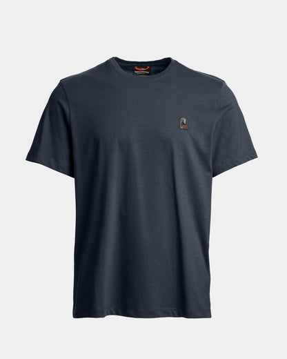 Parajumpers Mens Patch T-Shirt - Blue Navy 316, front