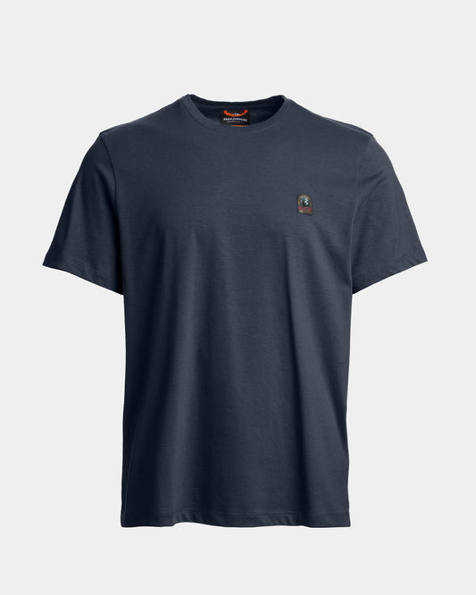 Parajumpers Mens Patch T-Shirt - Blue Navy 316, front