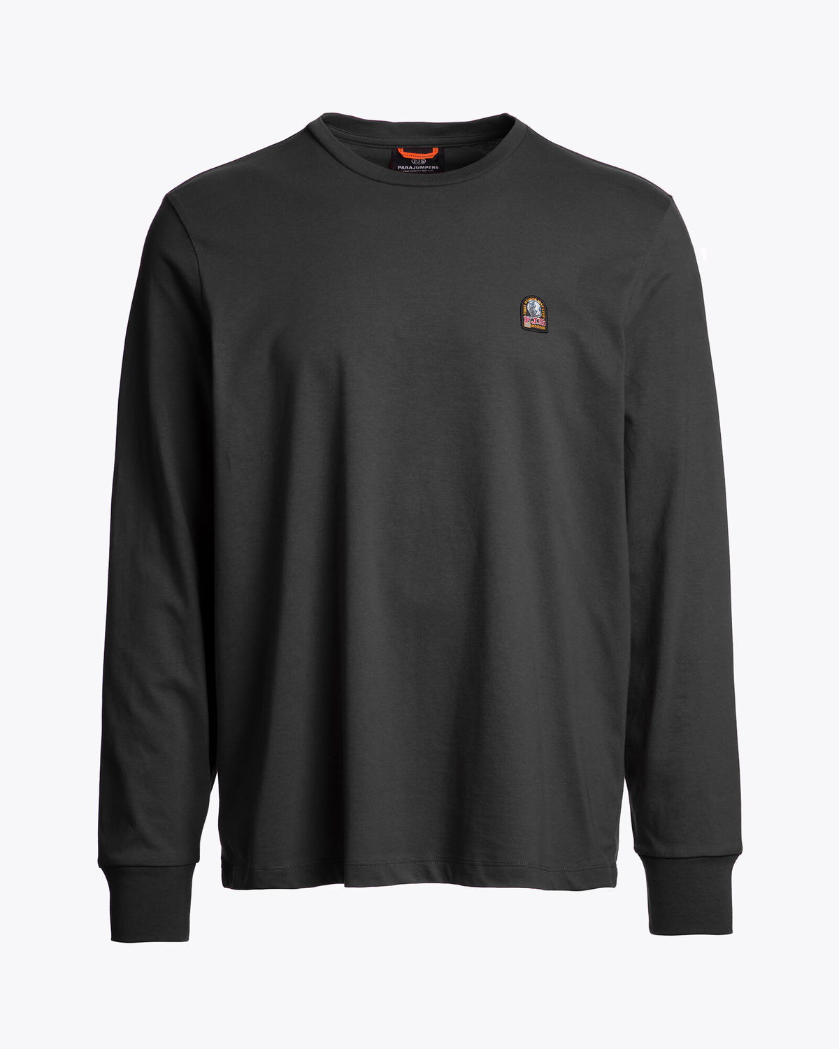 Parajumpers Kip 2.0 Mens Long Sleeve T-Shirt - Black 541 flat lay front