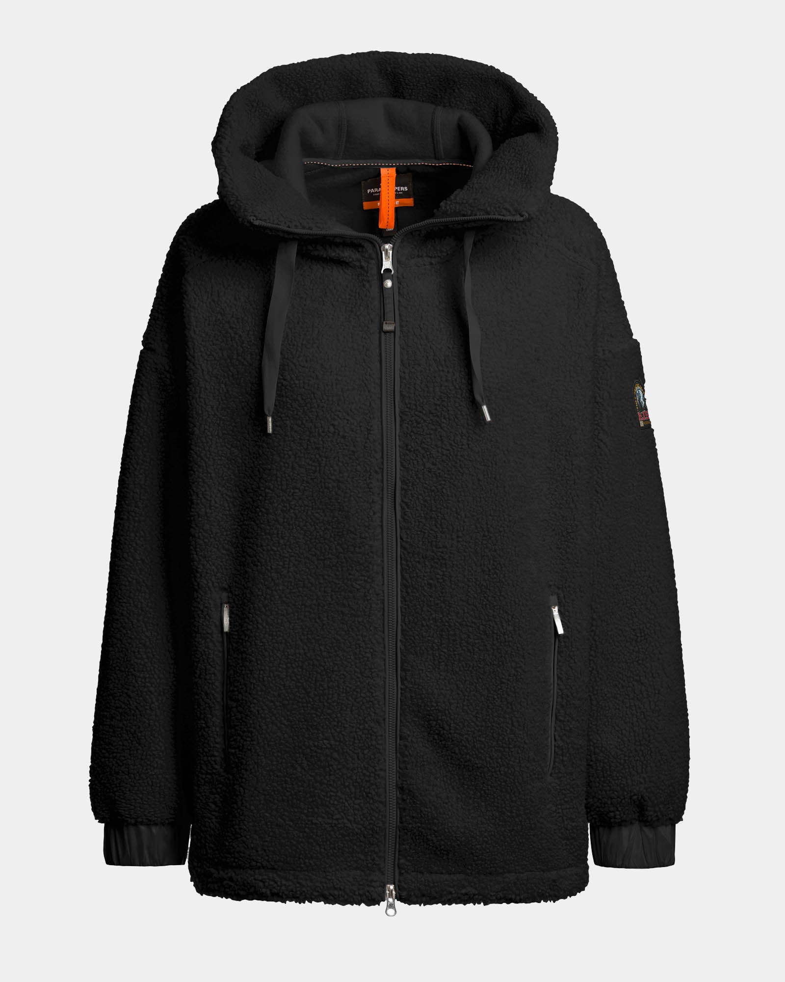 Parajumpers Noelle Womens Full Zip Sweatshirt - Black 541, front