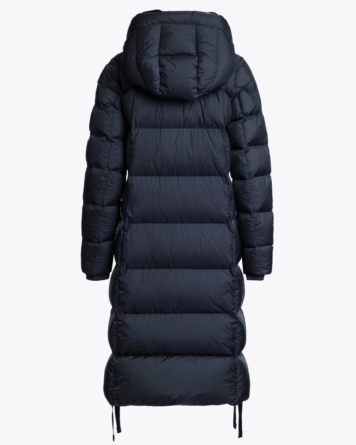 Parajumpers Panda Womens Down Coat with Hood - Blue Navy 316, back