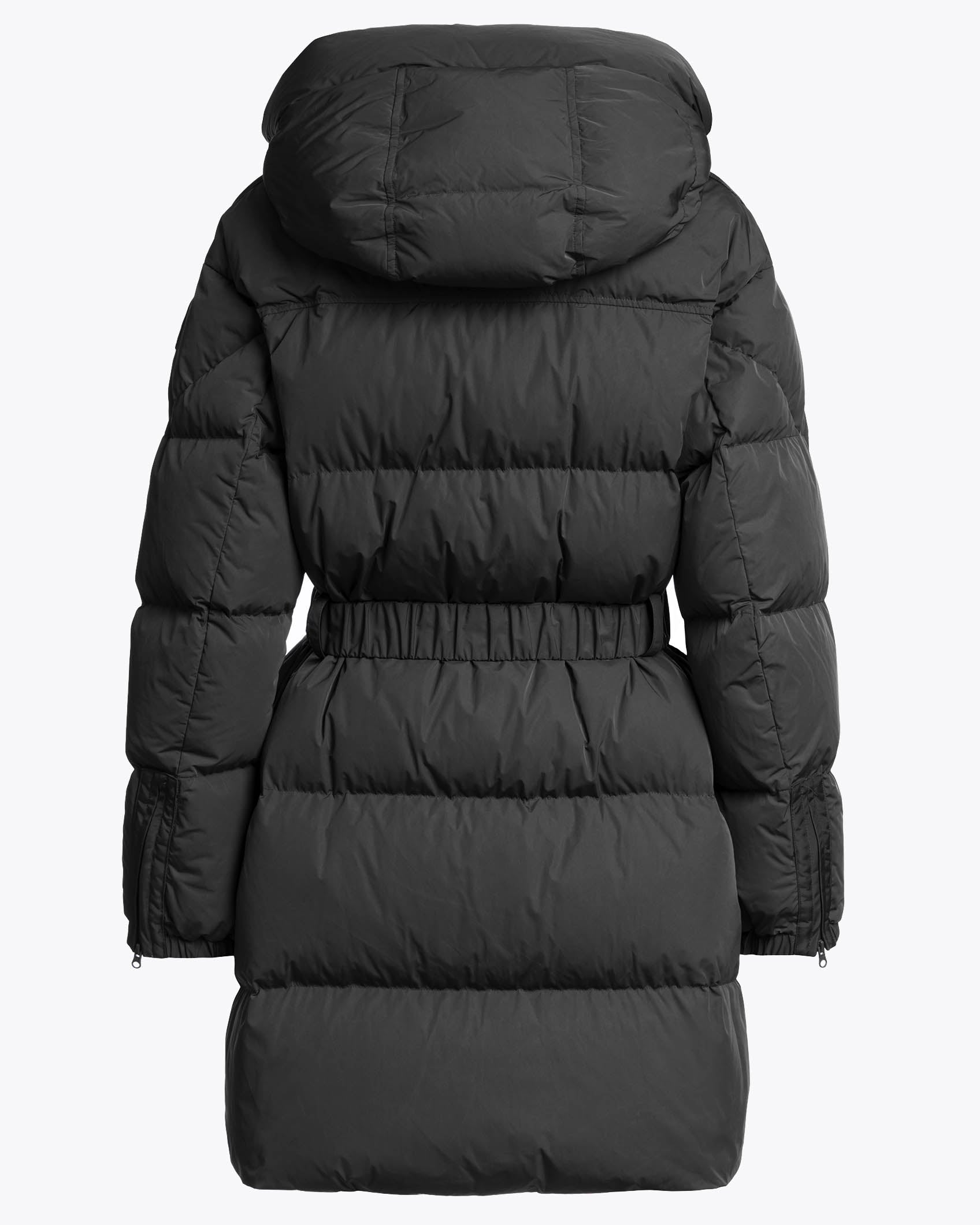 Parajumpers Rosehall Womens Hooded Down Coat - Black 541, back