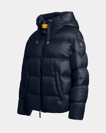 Parajumpers Tilly Womens Down Jacket with Hood - Blue Navy 316