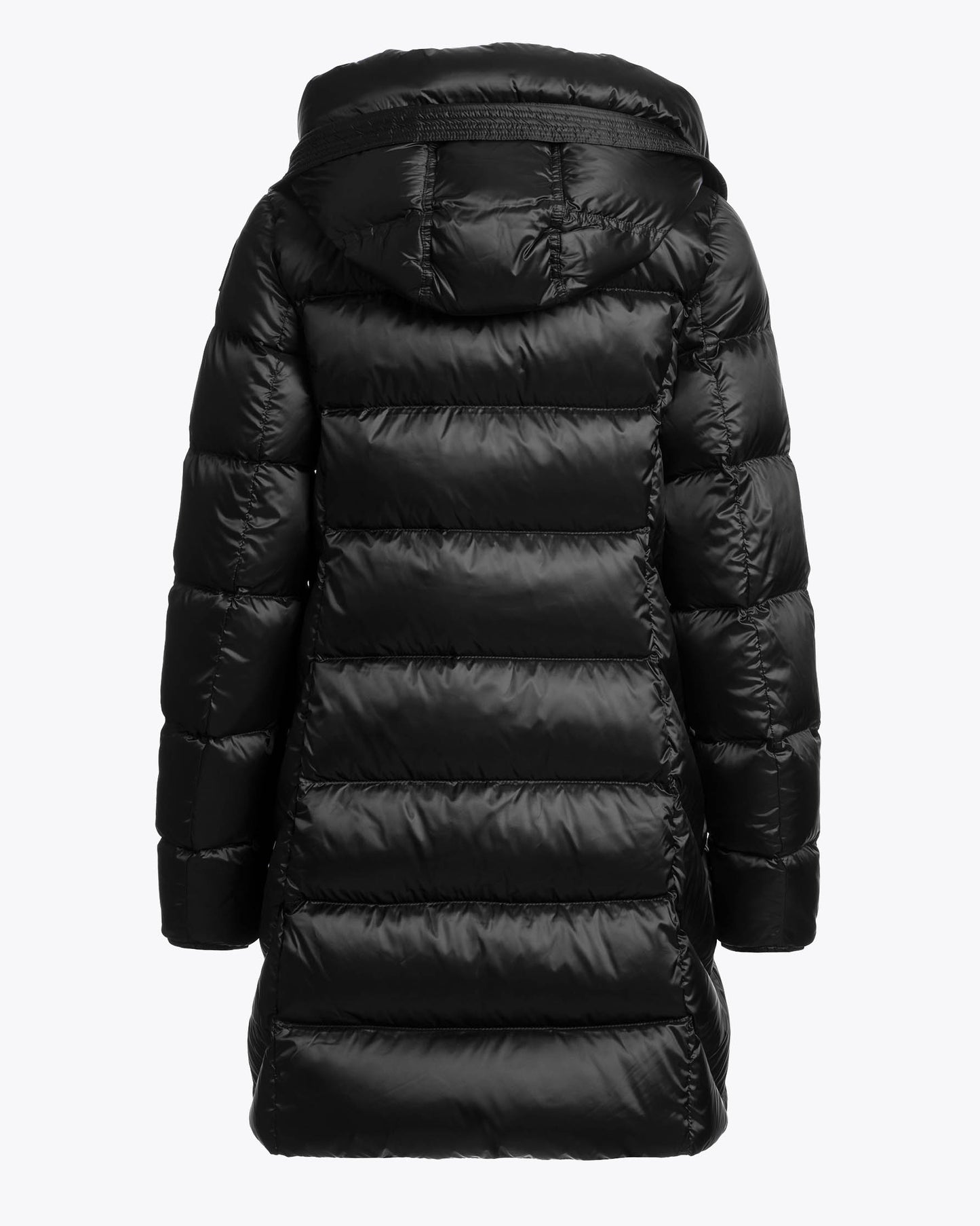 Parajumpers Marion Womens Down Jacket with Hood - Black 541, back