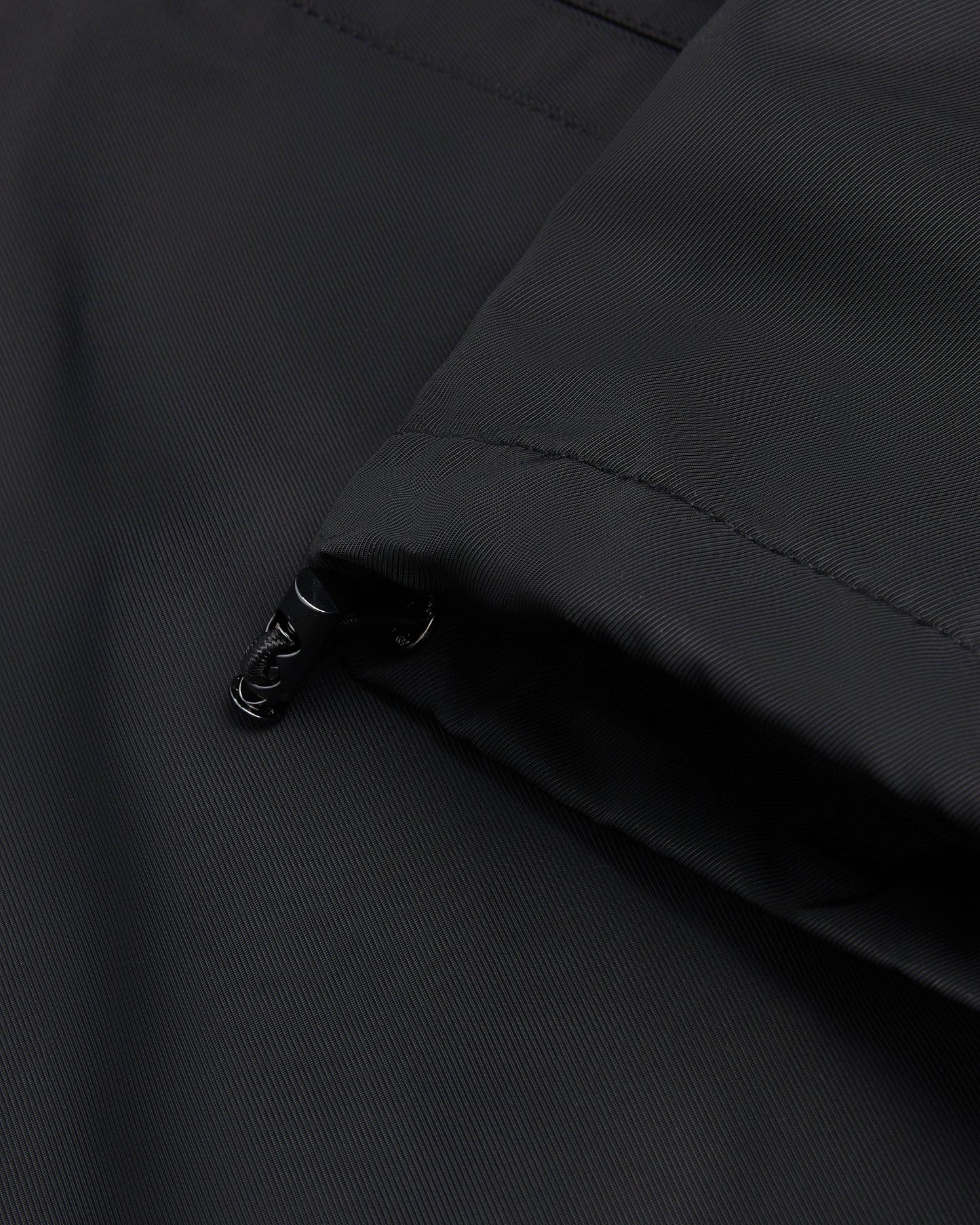 Ted Baker Basham Mens Nylon Sateen Hooded Jacket - Black - CHO - Designer Mens Jackets