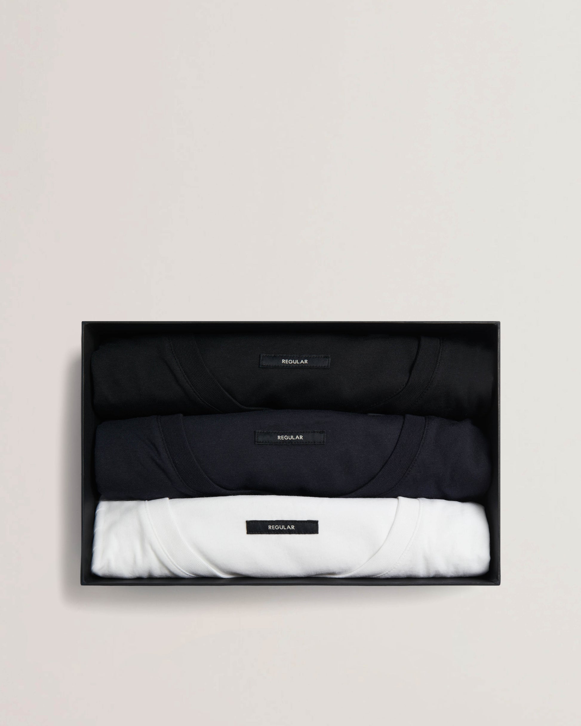 Ted Baker Brolin Mens 3-Pack T-Shirts - Multicolour - CHO - Designer Mens T-Shirts