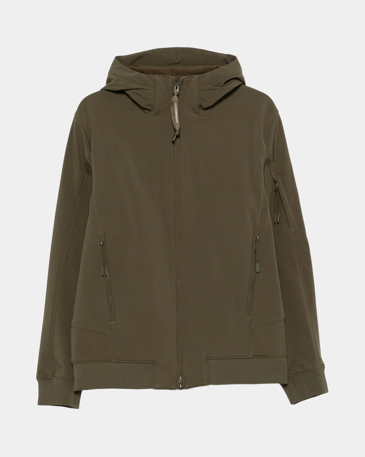 C.P. Company Lens C.P. Shell-R Mens Hooded Jacket - Ivy Green 683