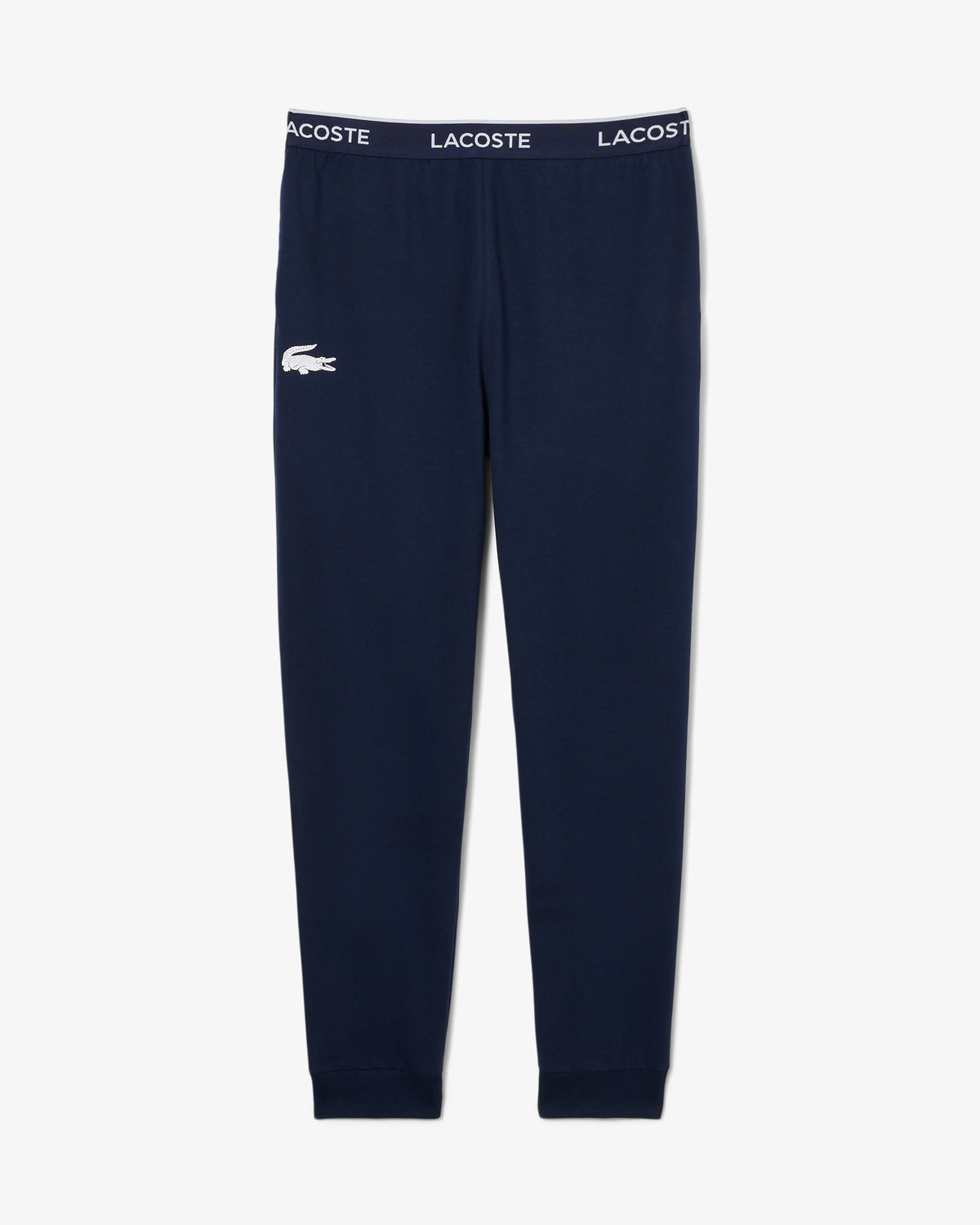 Lacoste Fleece Mens Loungewear Pants - Navy Blue/White 525