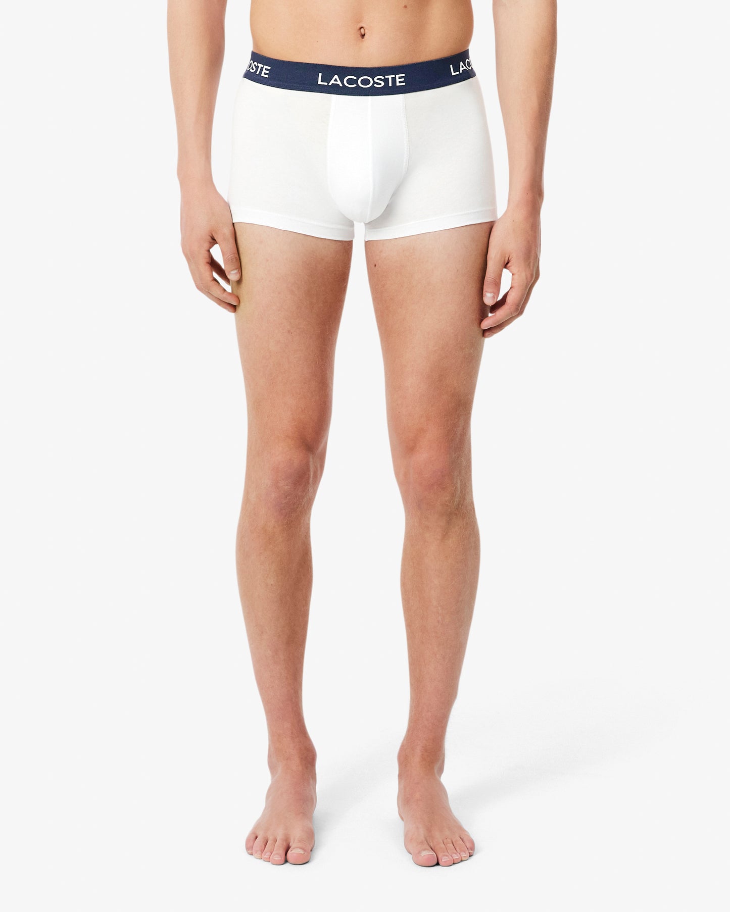 Lacoste 5-Pack Mens Trunks - White 001
