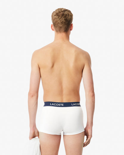 Lacoste 5-Pack Mens Trunks - White 001