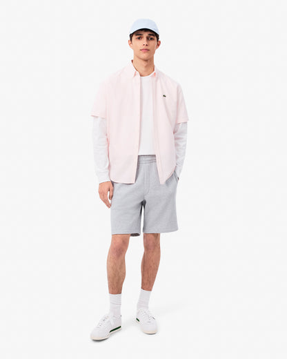 Lacoste Regular Fit Mens Fleece Shorts - Silver Chine CCA