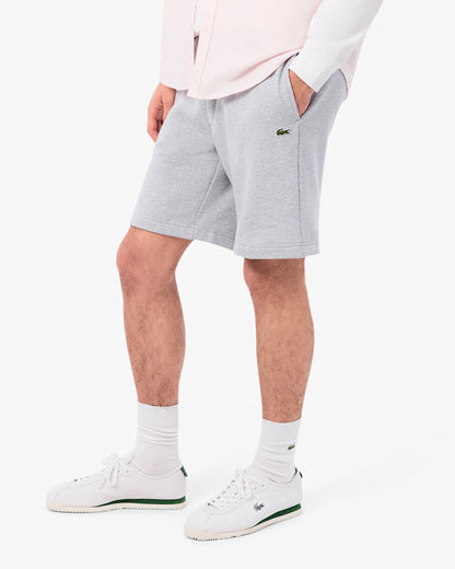 Lacoste Regular Fit Mens Fleece Shorts - Silver Chine CCA