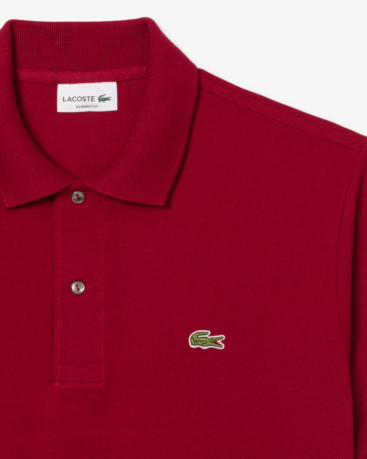 Lacoste Classic Fit L.12.12 Mens Short Sleeve Polo Shirt - Bordeaux 476