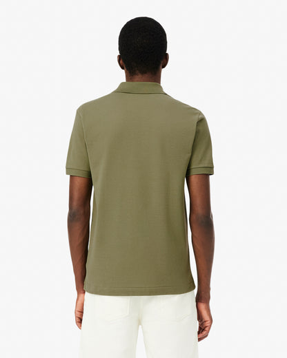 Lacoste Classic Fit L.12.12 Mens Short Sleeve Polo Shirt - Khaki BMY | CHO | Designer Mens Short Sleeve Polo Shirts