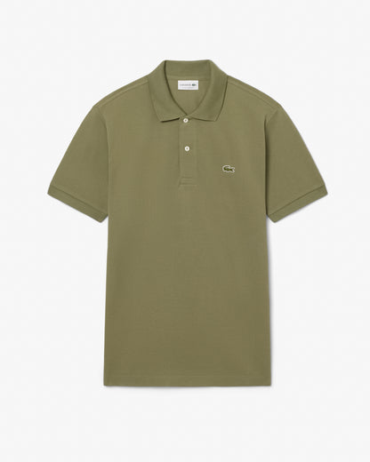 Lacoste Classic Fit L.12.12 Mens Short Sleeve Polo Shirt - Khaki BMY | CHO | Designer Mens Short Sleeve Polo Shirts