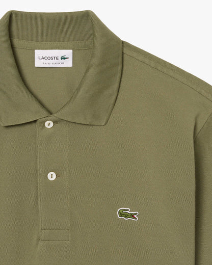 Lacoste Classic Fit L.12.12 Mens Short Sleeve Polo Shirt - Khaki BMY | CHO | Designer Mens Short Sleeve Polo Shirts