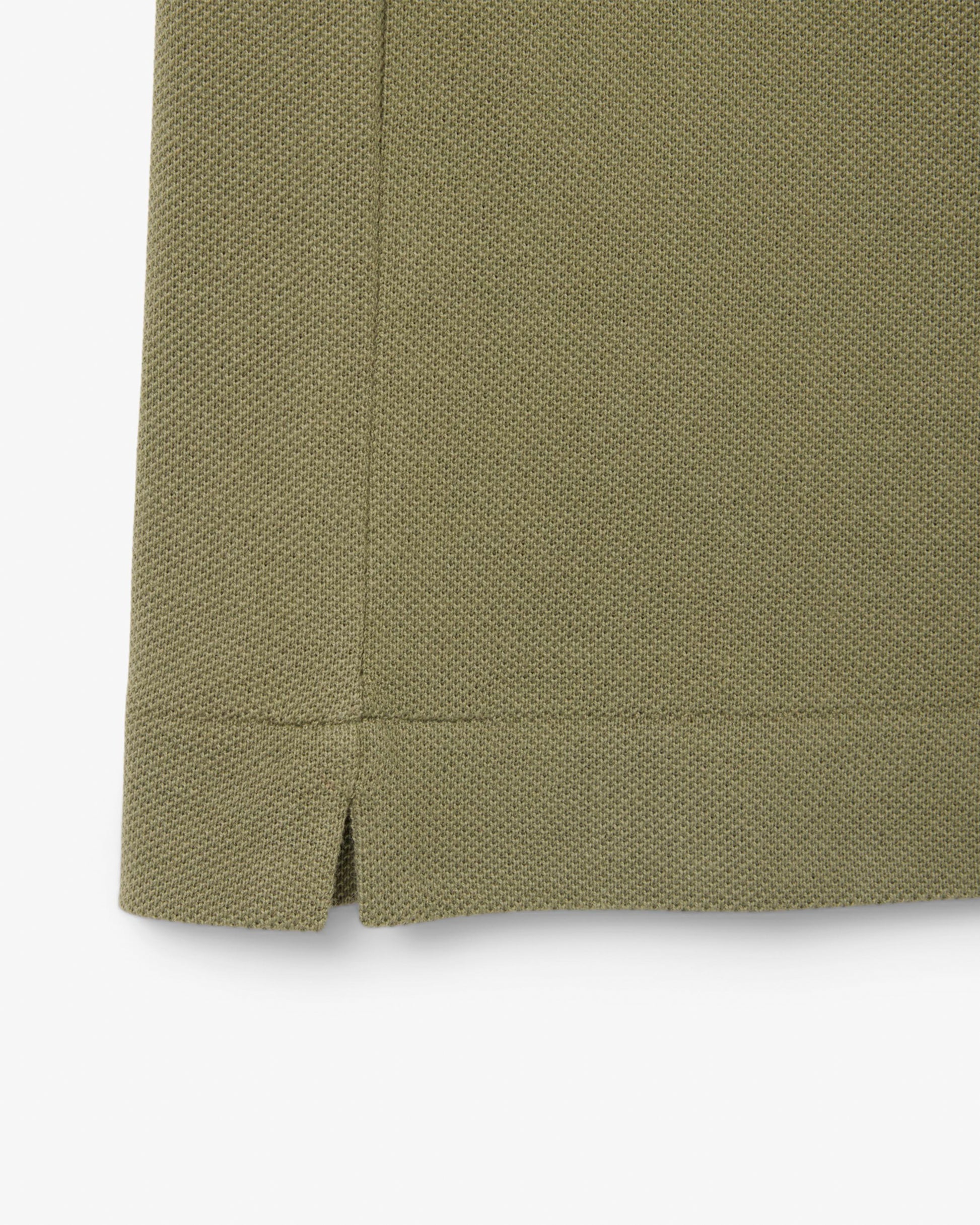 Lacoste Classic Fit L.12.12 Mens Short Sleeve Polo Shirt - Khaki BMY | CHO | Designer Mens Short Sleeve Polo Shirts