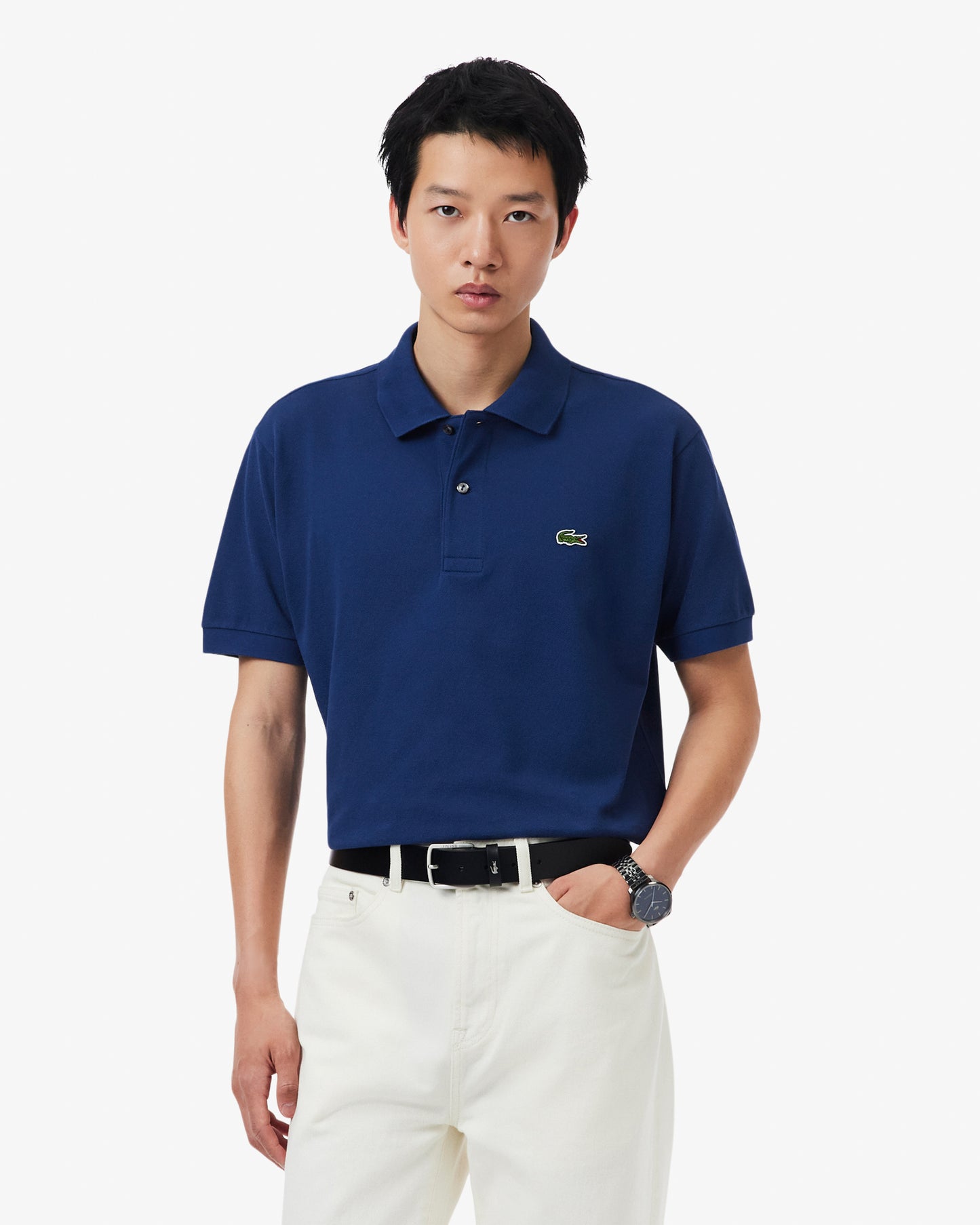 Lacoste Classic Fit L.12.12 Mens Short Sleeve Polo Shirt - Methylene F9F