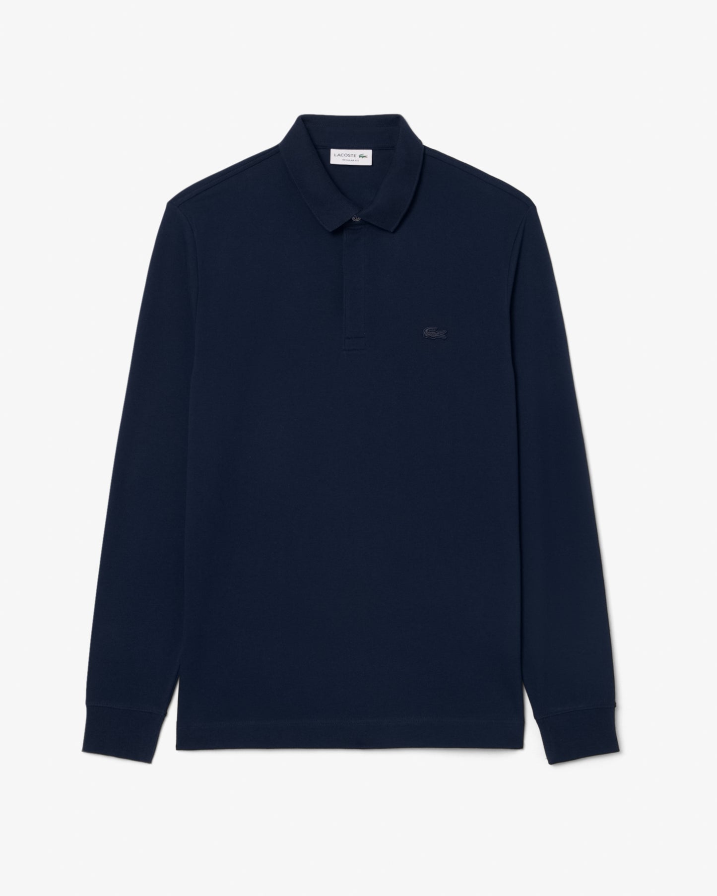 Lacoste Mens Long Sleeve Polo - Midnight Blue 166