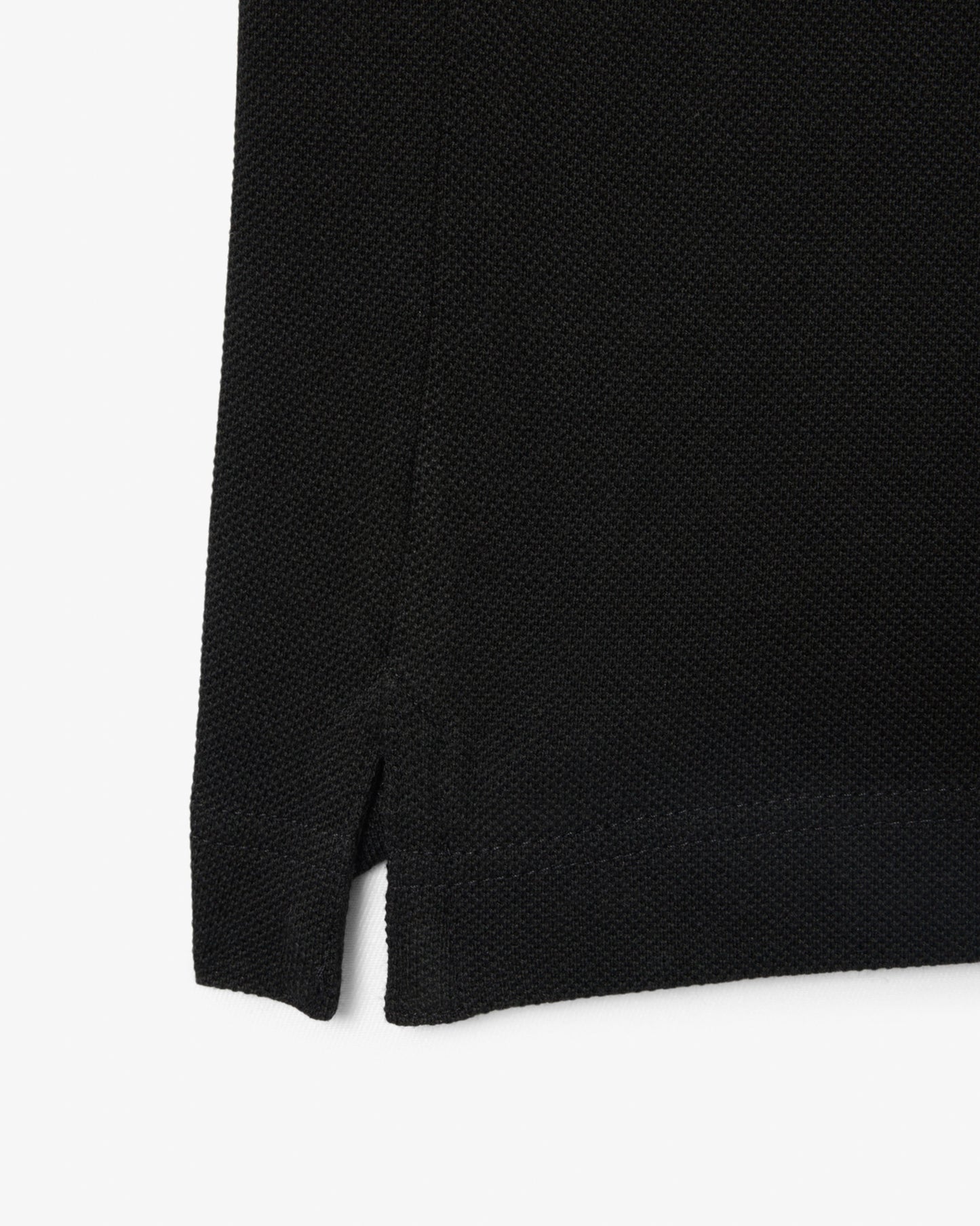 Lacoste Mens Original L.12.12 Slim Fit Petit Piqué Cotton Polo Shirt - Black 031 | CHO | Designer Mens Short Sleeve Polo Shirts