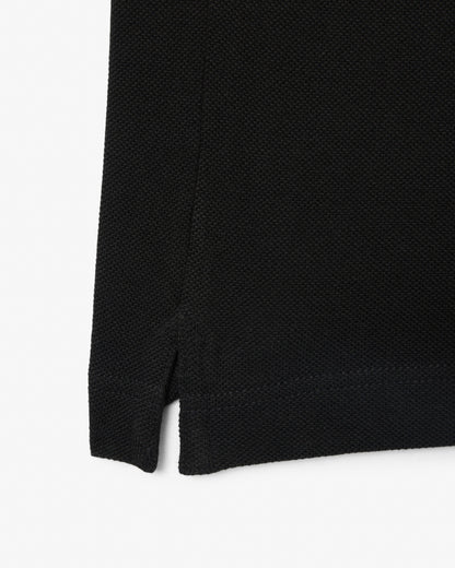 Lacoste Mens Original L.12.12 Slim Fit Petit Piqué Cotton Polo Shirt - Black 031 | CHO | Designer Mens Short Sleeve Polo Shirts